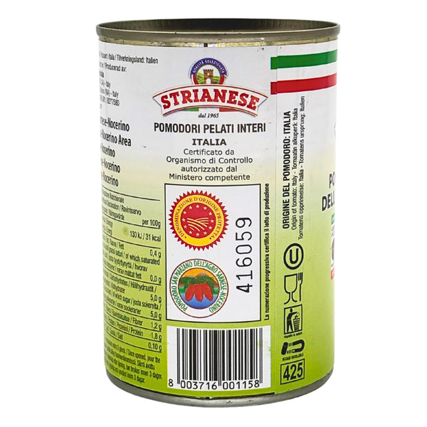 Geschälte San-Marzano-Tomaten für Pizza – 400 g