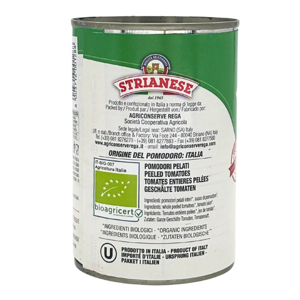 Ganze geschälte Tomaten Strianese BIO - 400 g