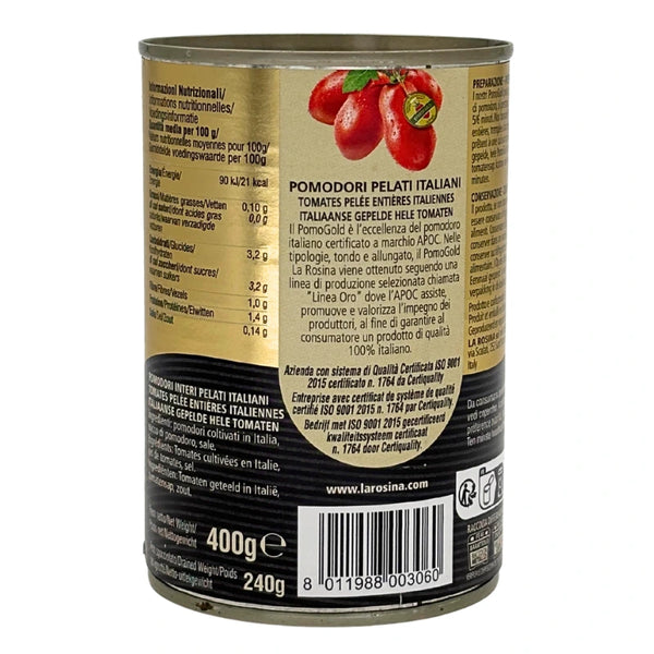 Geschälte Tomaten La Rosina PomoGold – 400 g