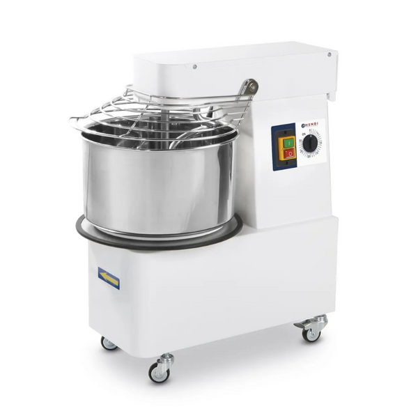 HENDI Spiralkneter mit festem Kopf und Schüssel, 35 kg/h, 10 L, 230V/370W