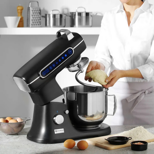 HENDI Planetenrührmaschine Blackbolt, 7 L, schwarz, 1500 W