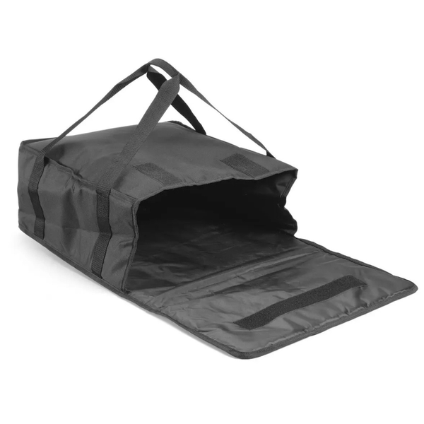 Pizzalieferbeutel, schwarz, 470×470×(H)210 mm