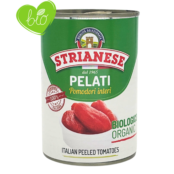 Ganze geschälte Tomaten Strianese BIO - 400 g