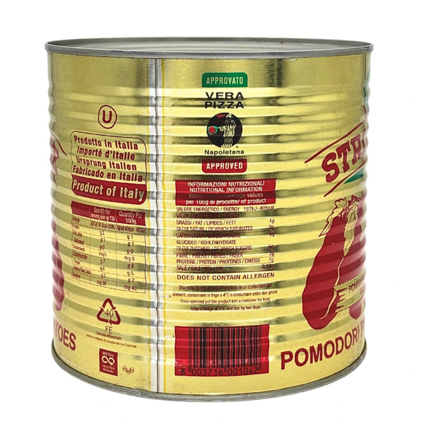 Ganze geschälte Tomaten Strianese GOLD – 2,5 kg