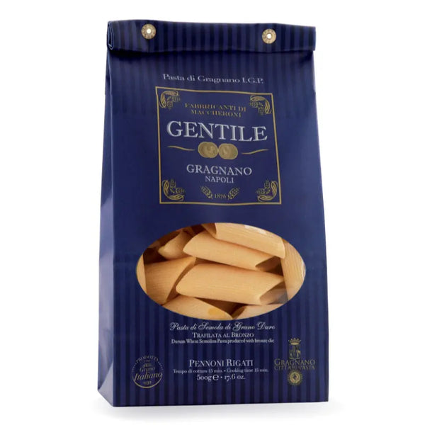 Gentile-Pasta, Pasta di Gragnano IGP – Pennoni Rigati, 500g