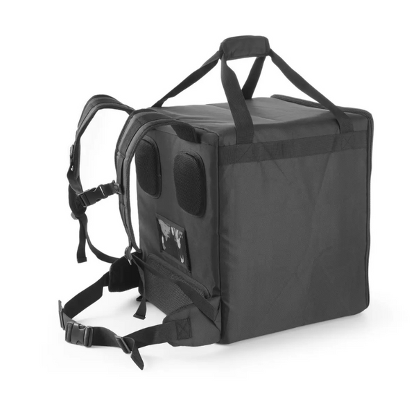 Isolierter Rucksack für Pizza- und Lebensmittellieferungen, HENDI, 75 L, schwarz