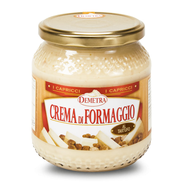 Demetra-Käsesahnesauce mit weißem Trüffel – 540 g