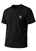 Schwarzes kurzes T-Shirt MojaPizza