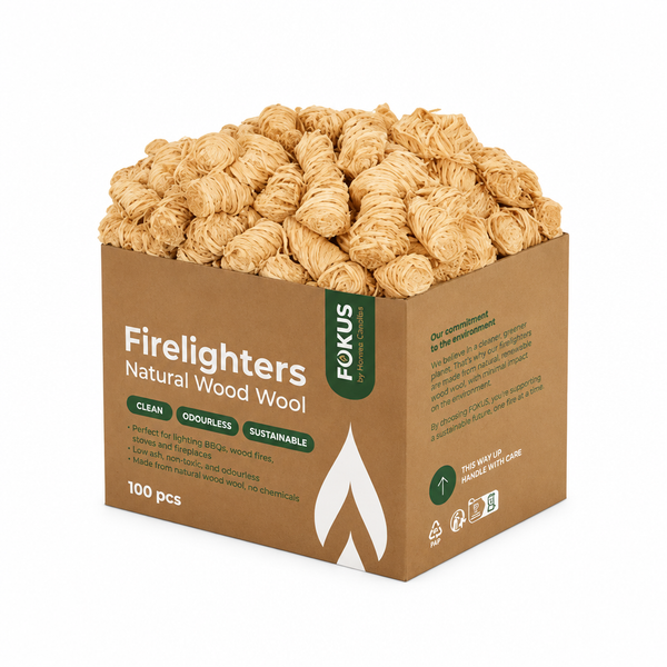 Natürliche Holz-Anzünder Horeca Candles – 100 Stück