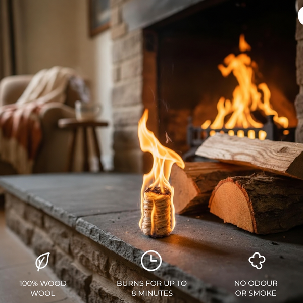 Natürliche Holz-Anzünder Horeca Candles – 100 Stück